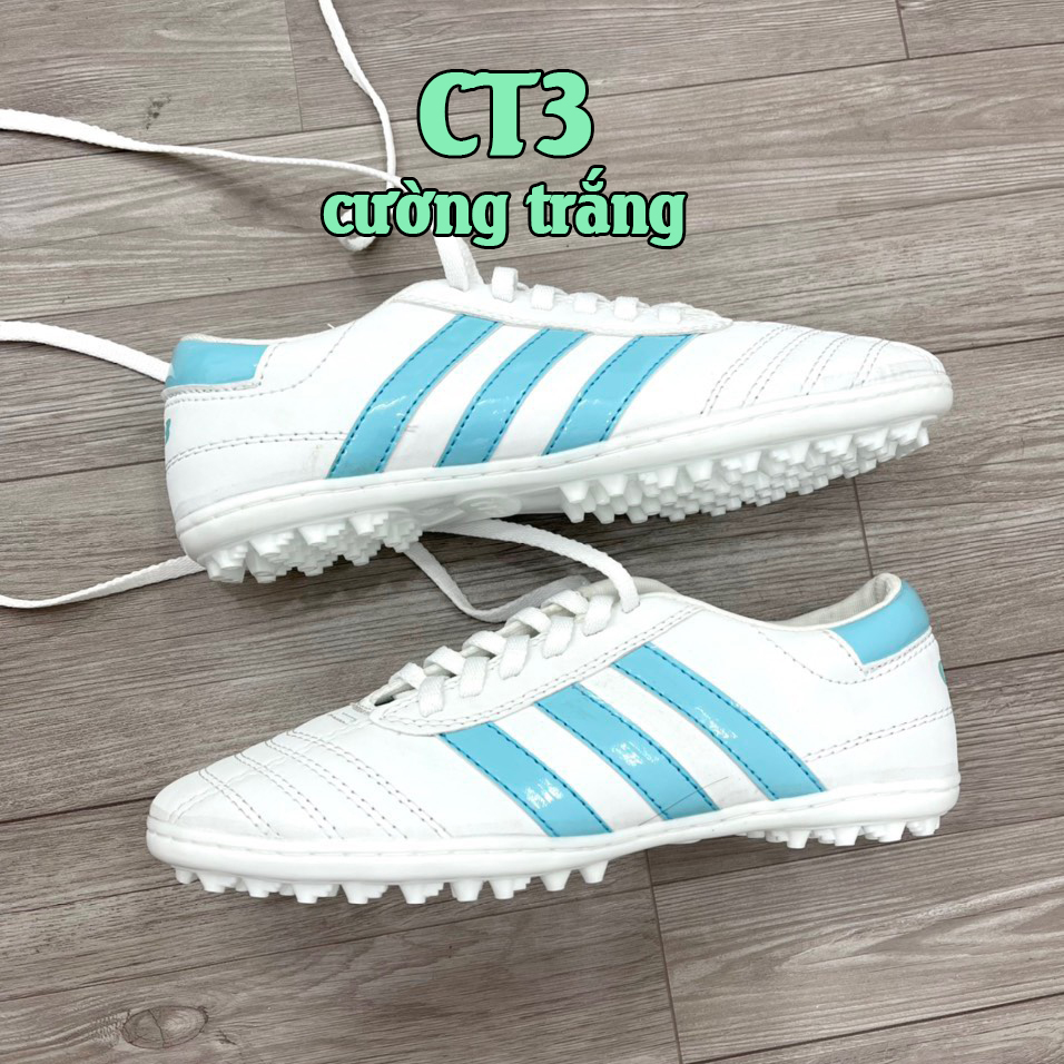 Giày bóng đá, Giày 3 Sọc CT3 Chính Hãng ( Tặng Tất + dây phối màu )