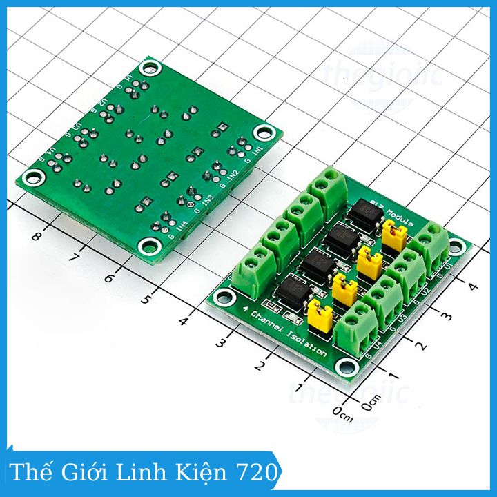 Module Cách Li Quang PC817 4 Kênh