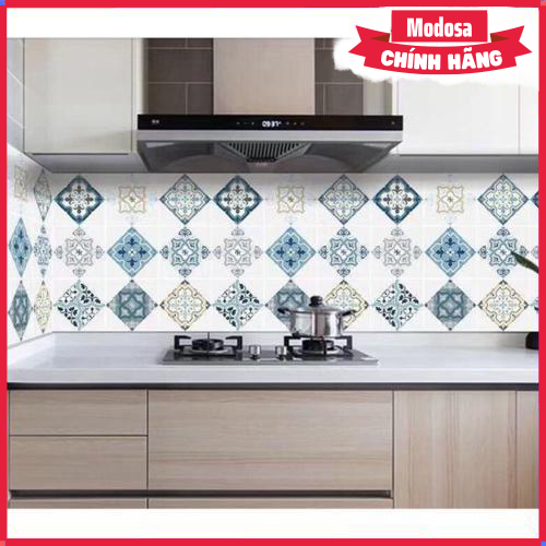 Giấy decal bếp hoa văn modosa, dán tường trang trí, dán nhà bếp - hàng chính hãng