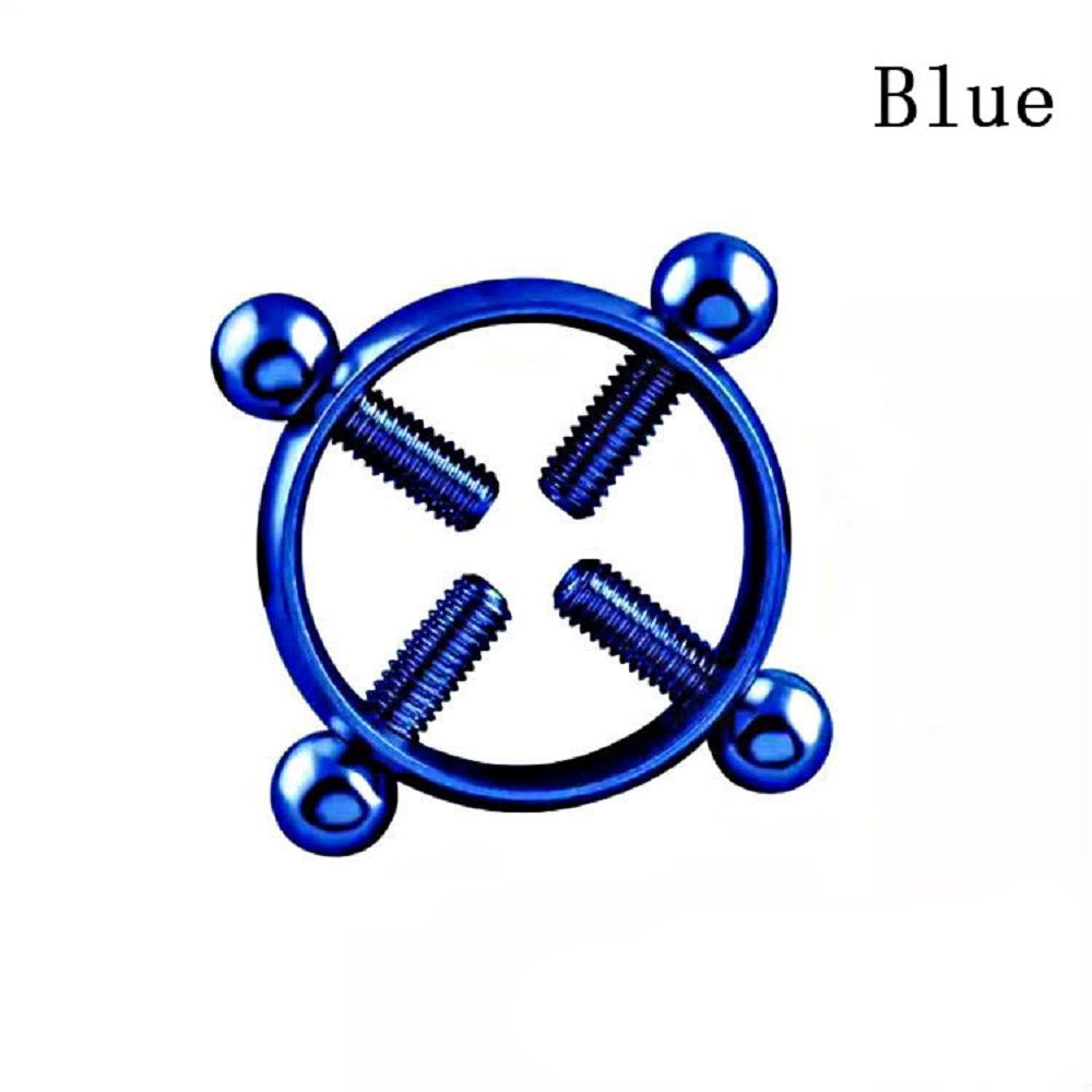 DASHU2 2 cái / bộ Có thể điều chỉnh Các cô gái Xỏ khuyên giả Tròn Vòng núm vú Đồ trang sức xuyên thấu trên cơ thể Móng tay núm vú Không xỏ lỗ