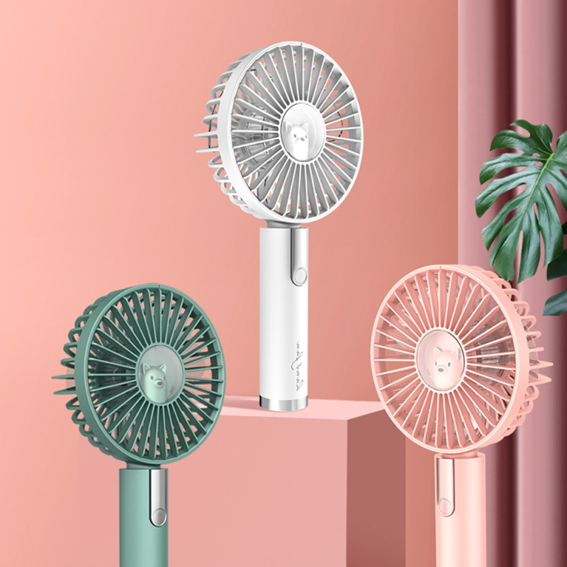 Quạt cầm tay mini tích điện Hand-held Fan 1200mAh (phân khúc quạt chất lượng, đẹp & cứng cáp, pin trâu, gió mạnh)