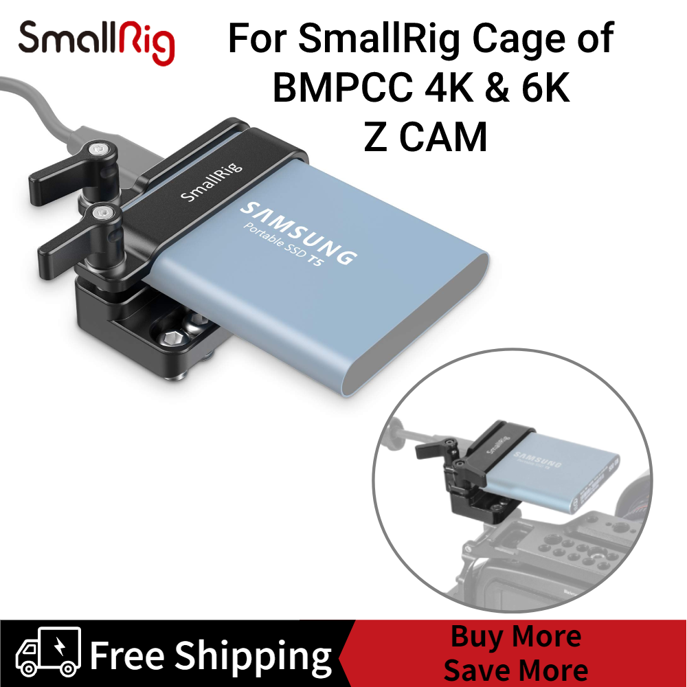 Smallrig giá đỡ ssd samsung t5 cho bmpcc 4k / 6k và z cam 2245b