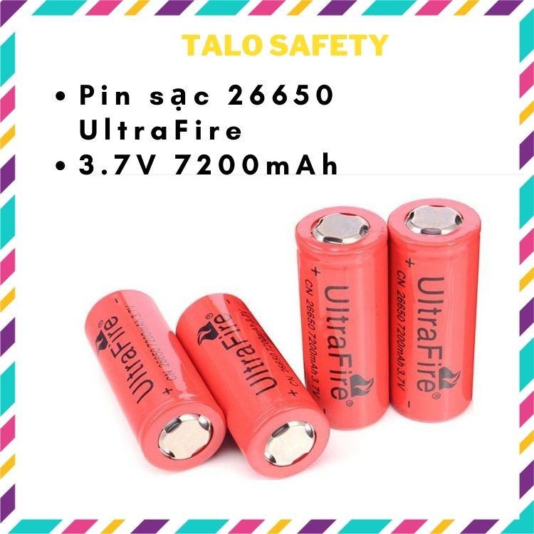 Utralfire 26650 3.7V 7200Mah Rechargeable Battery