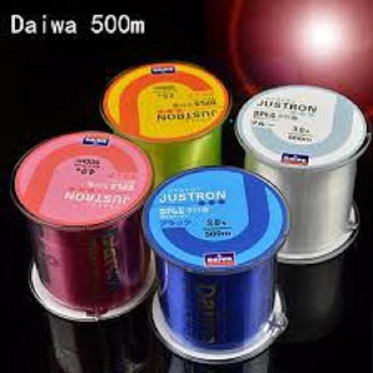 Cước câu cá DAIWA 500m đủ màu siêu bền siêu dai