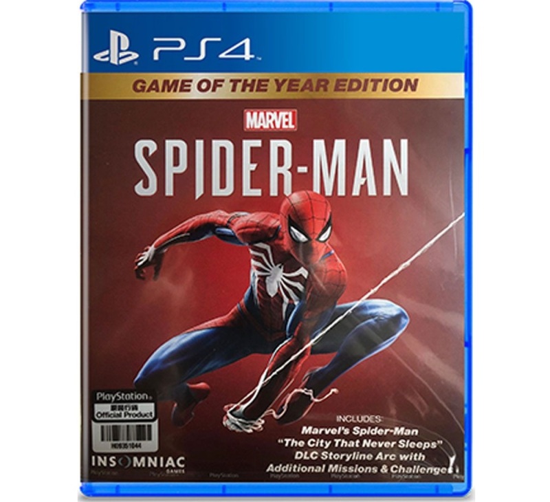 Đĩa game Spider man Game Of The Year PS4