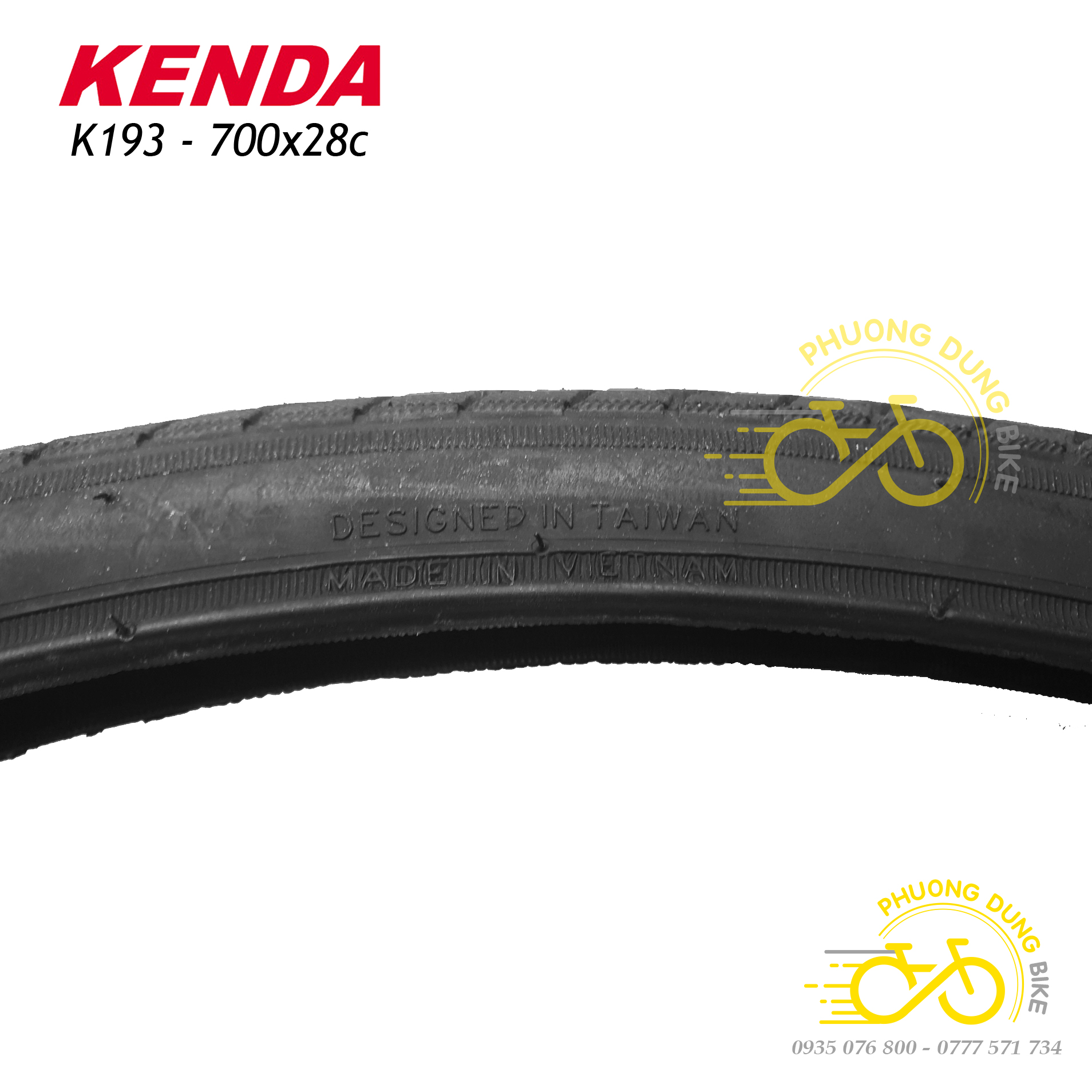 Lốp (Vỏ) xe đạp KENDA VN KWEST K193 700x28C - 1 Cái