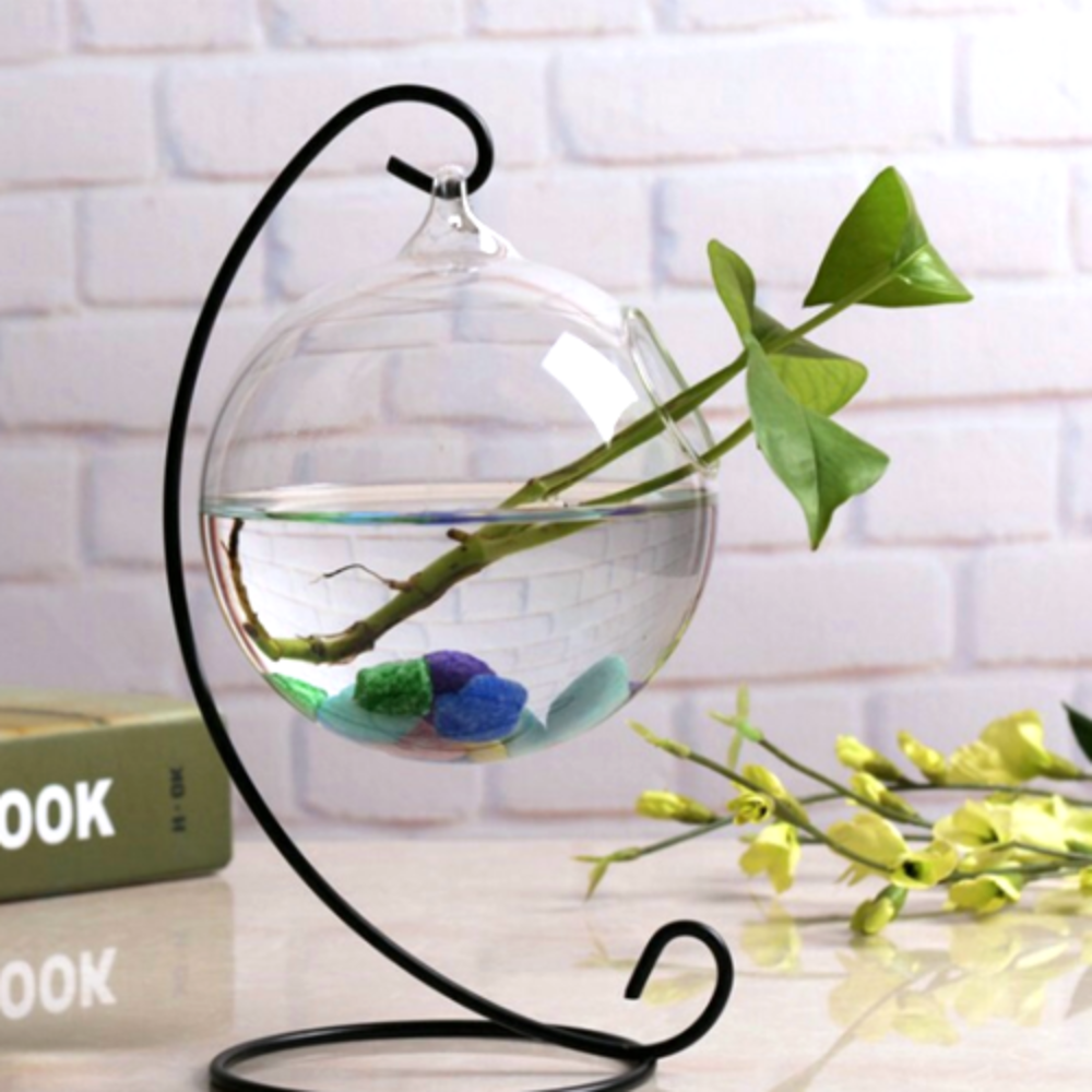 Bể cá mini treo khung chữ C để bàn