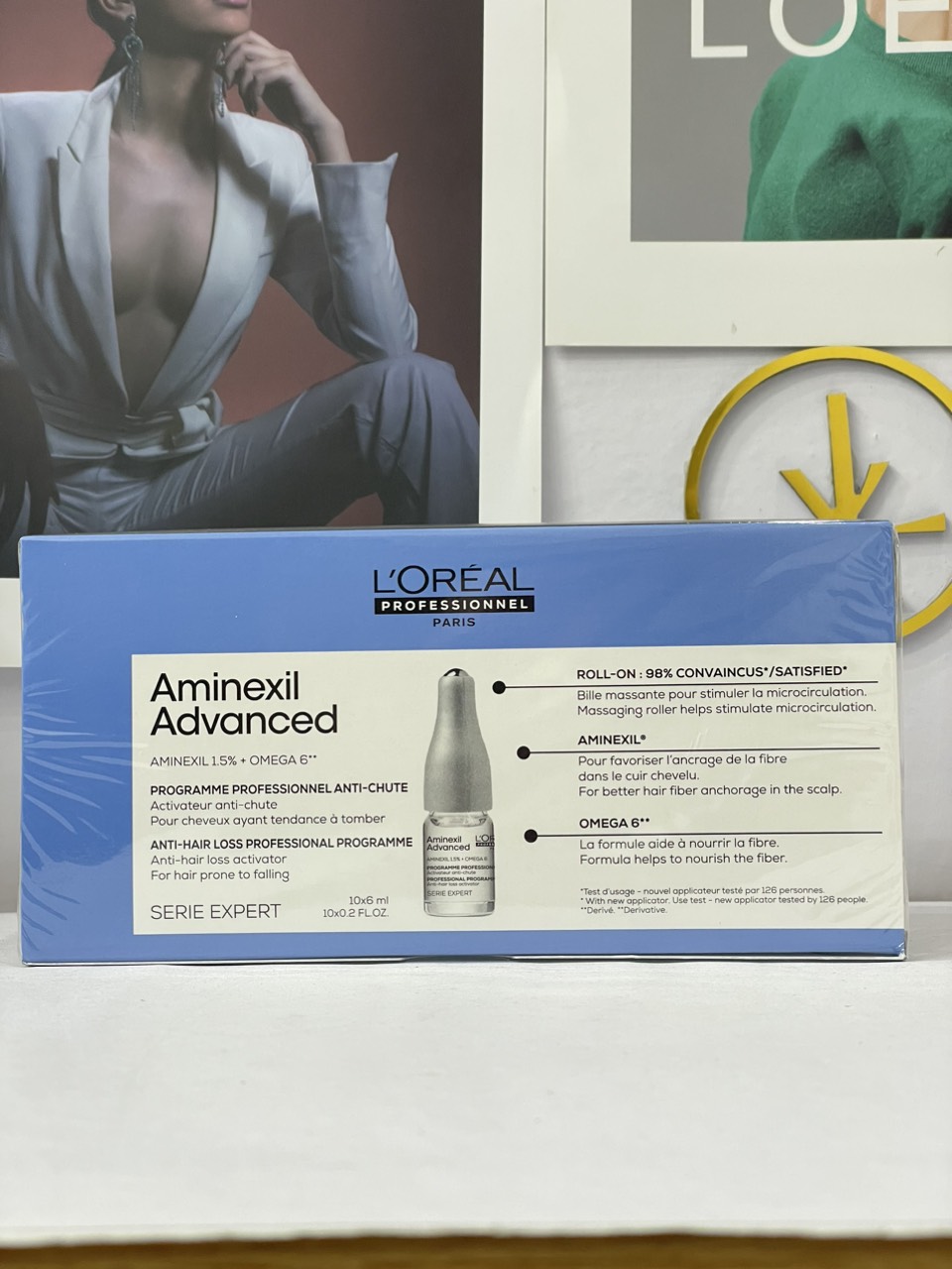 Tinh chất chống rụng tóc LOREAL AMINEXIL 10 x 6ml