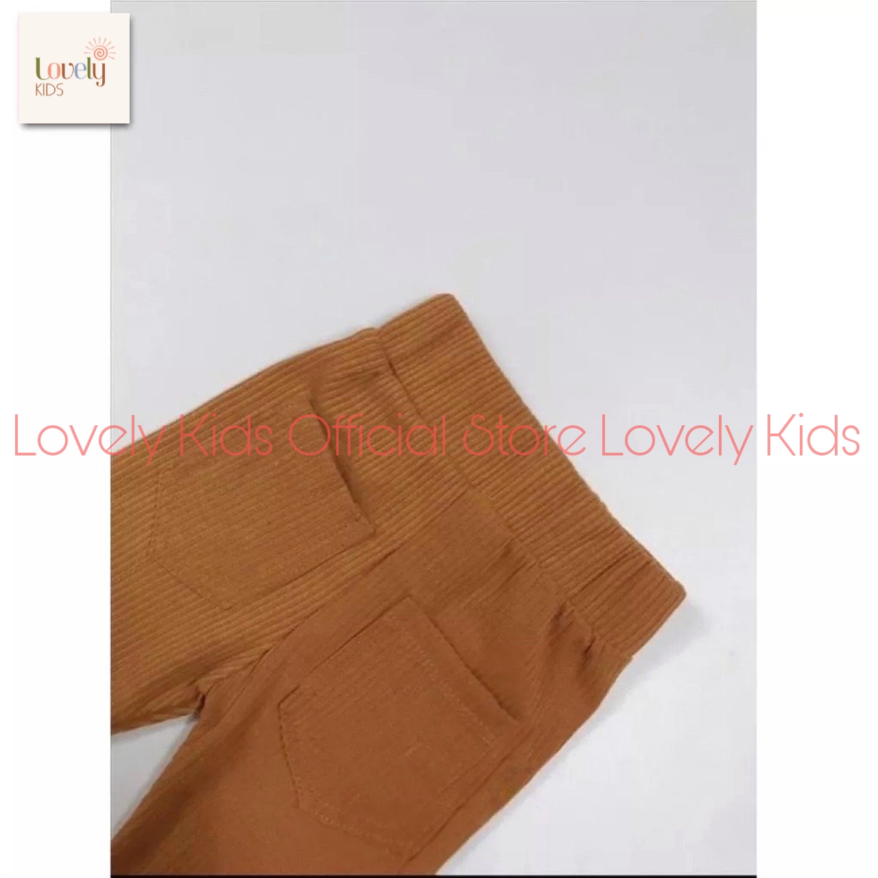 Quần dài legging gân tăm cho bé trai bé gái 7-15kg quần legging dài cho trẻ em bé trai gái quần legging lovely kids official store