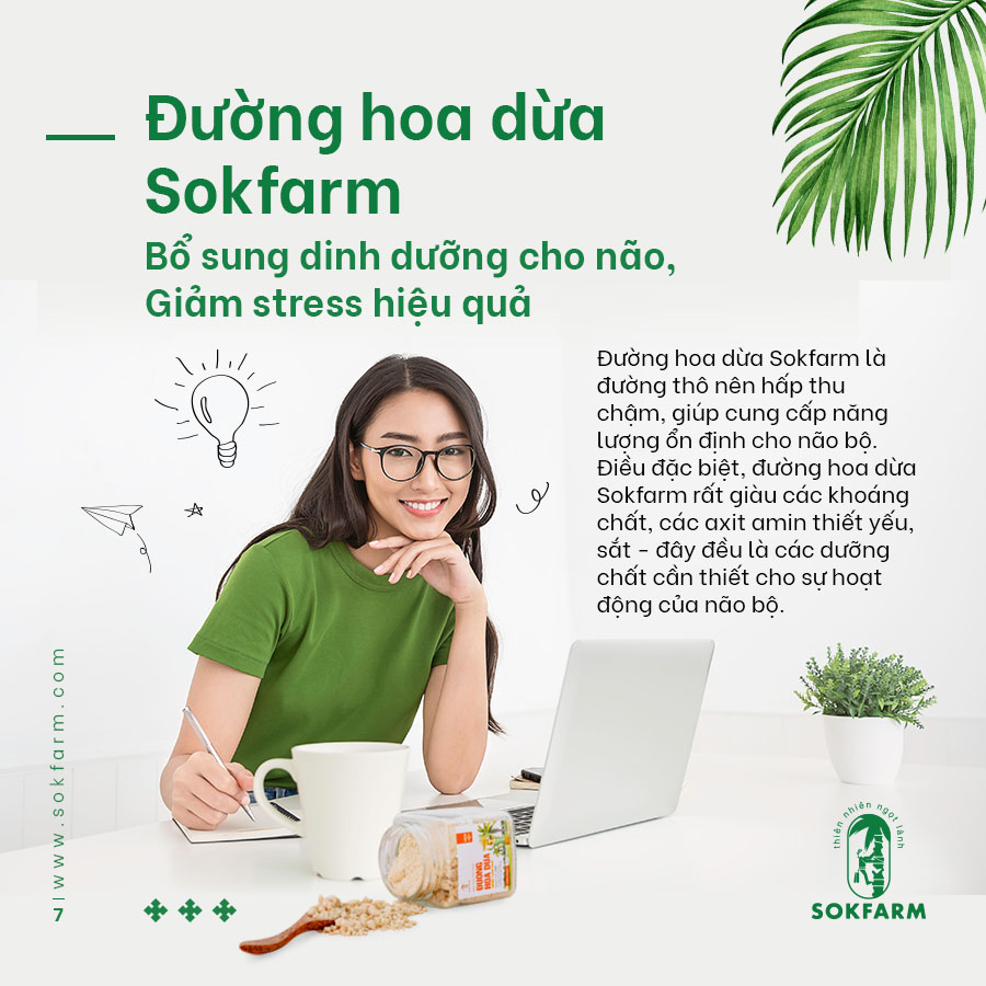 Đường hoa dừa (Sokfarm) - 135g