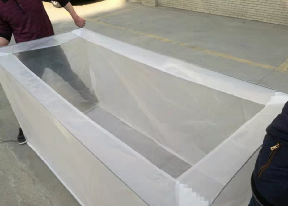 Tráng lưới nuôi ếch 4x2x1