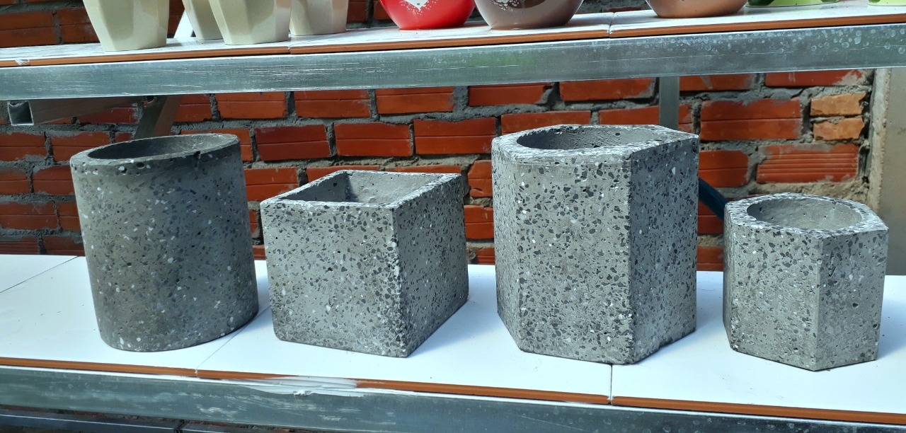 chậu đá mài graniti mini