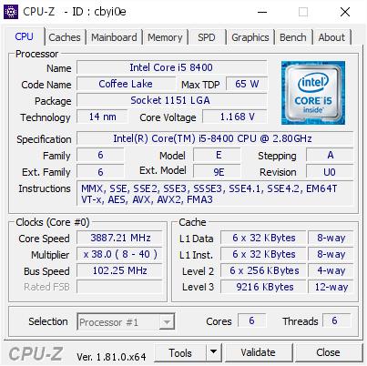 [Trả góp 0%]CPU Intel® Core i5 8400 Box