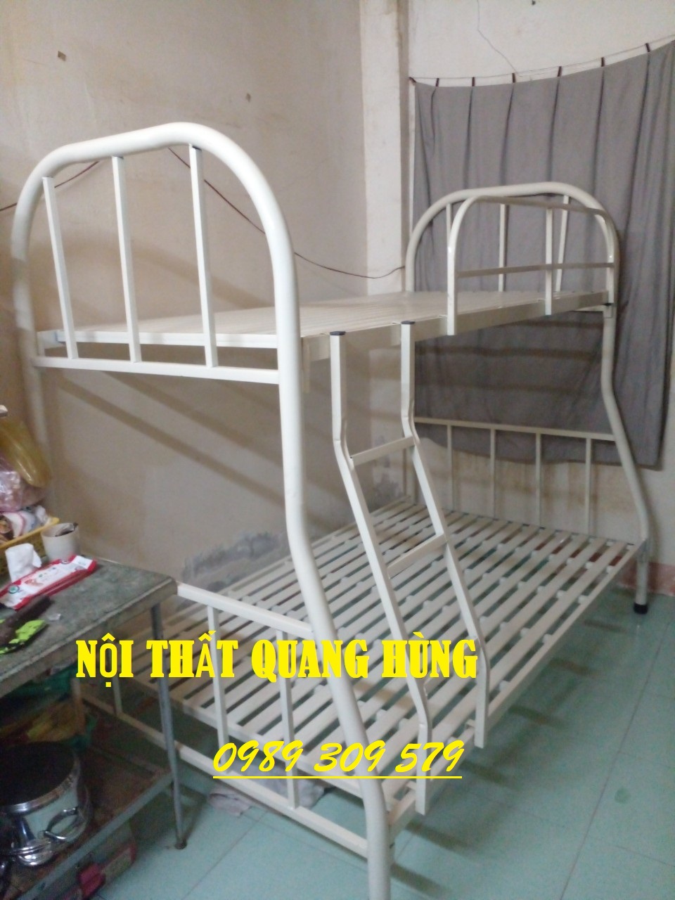 GIƯỜNG TẦNG SẮT ỐNG TRÒN CAO CẤP HCM
