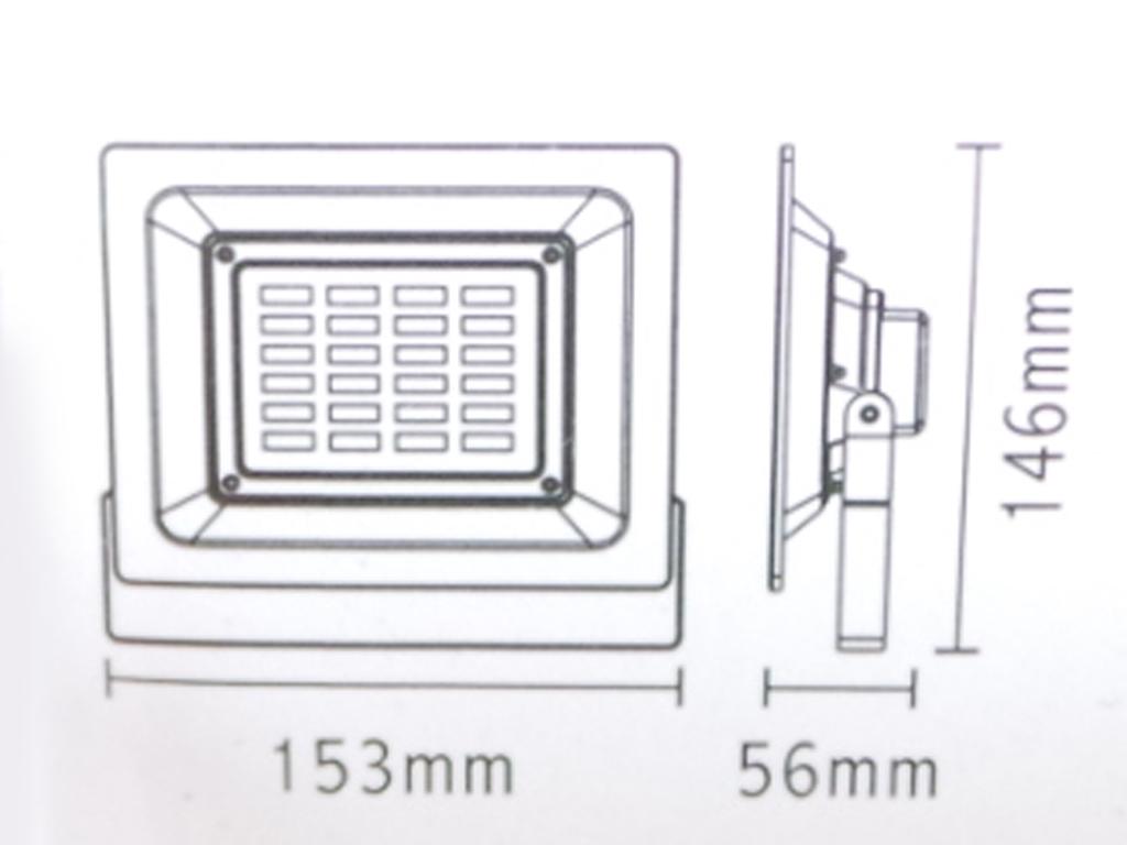ĐÈN LED PHA 10W VỎ ĐEN