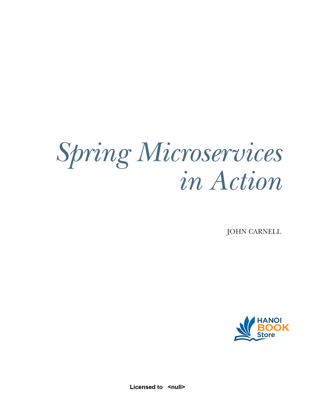 Spring Microservices in Action