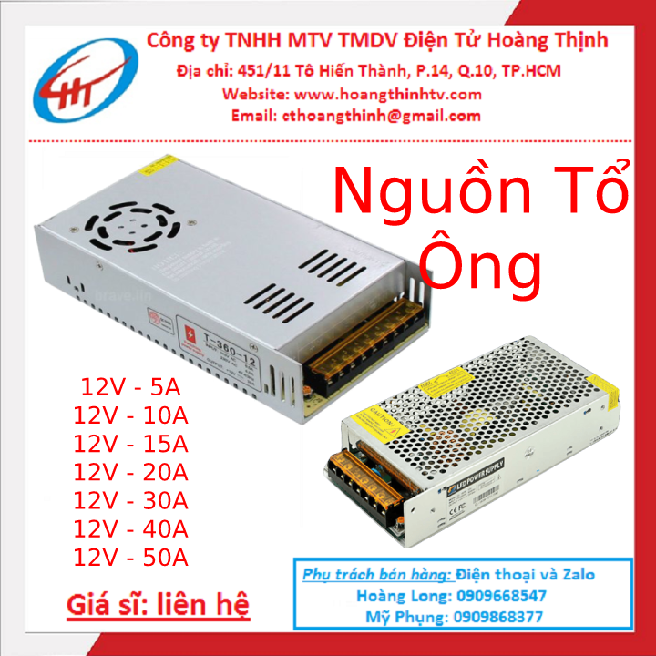 Nguồn Tổ Ong 12V - 40A - SP001081