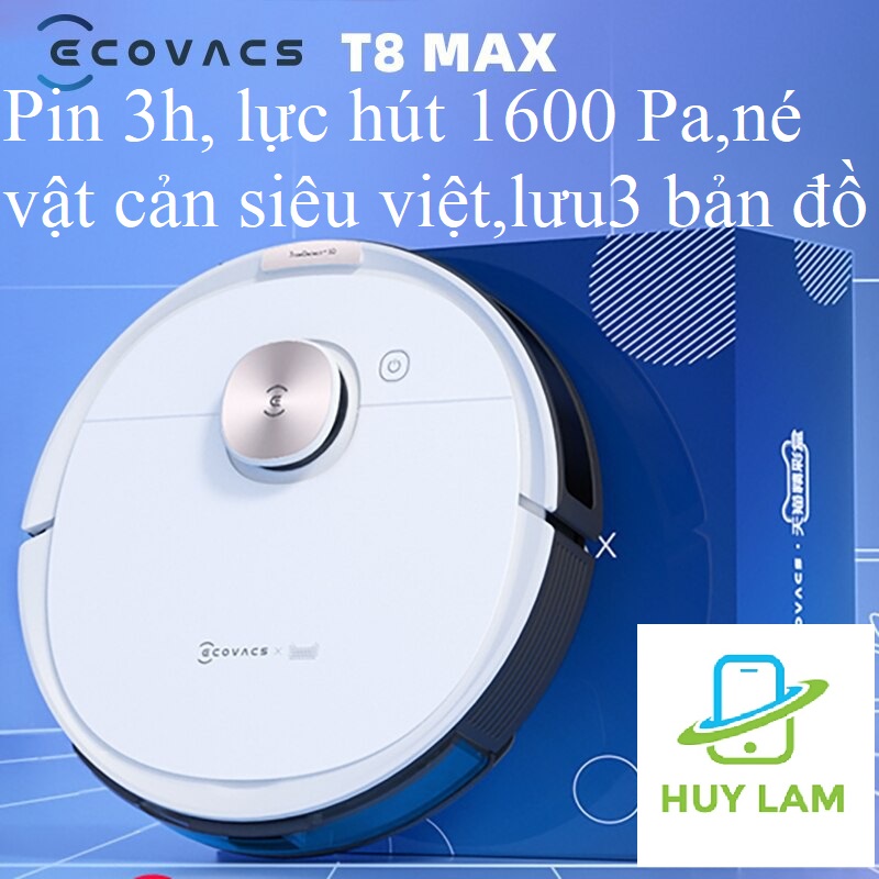 Robot Hút Bụi Lau Nhà Ecovacs Deebot T8 Max/power