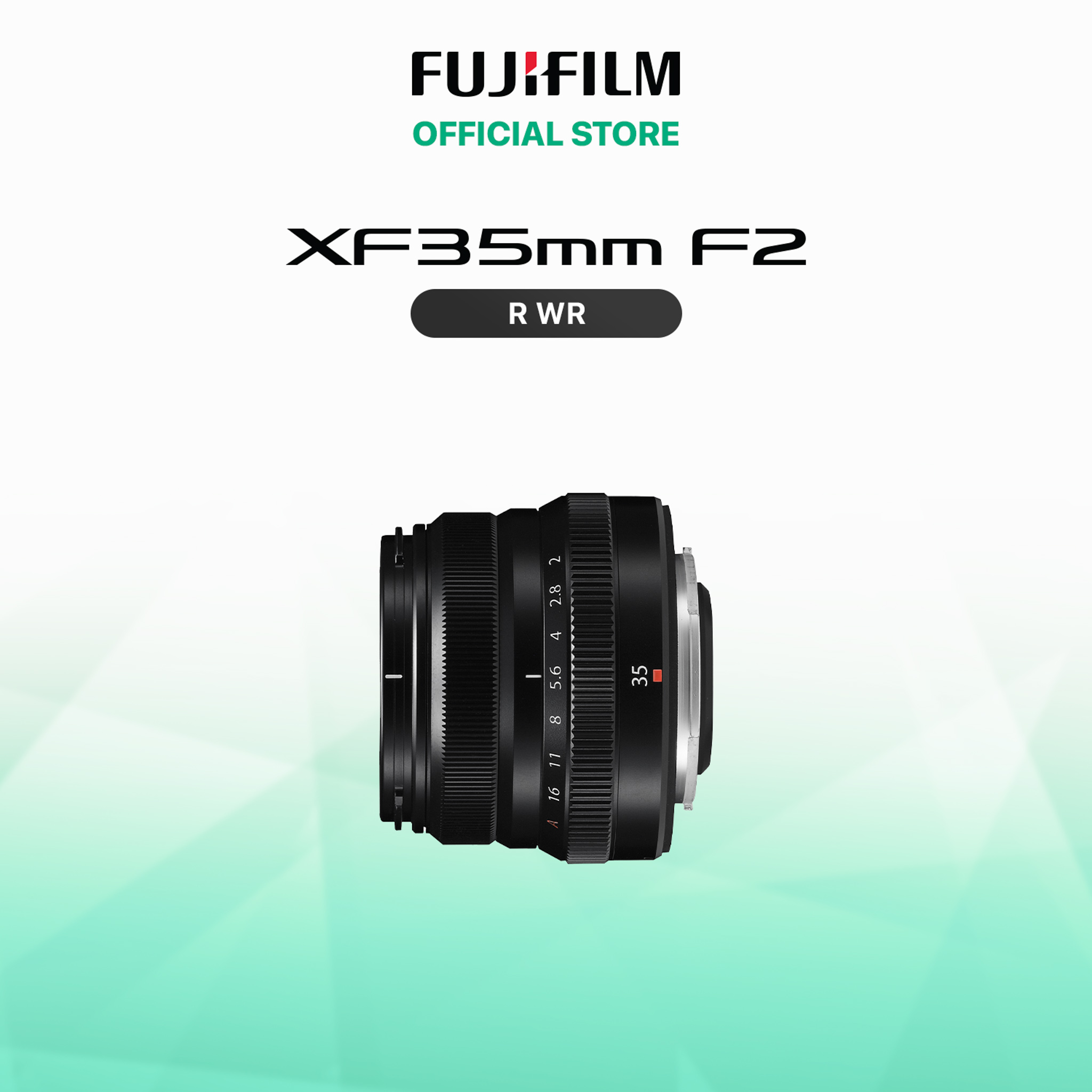 [Trả góp 0%]Ống kính Fujinon XF35mmF2 R WR (đen/bạc)