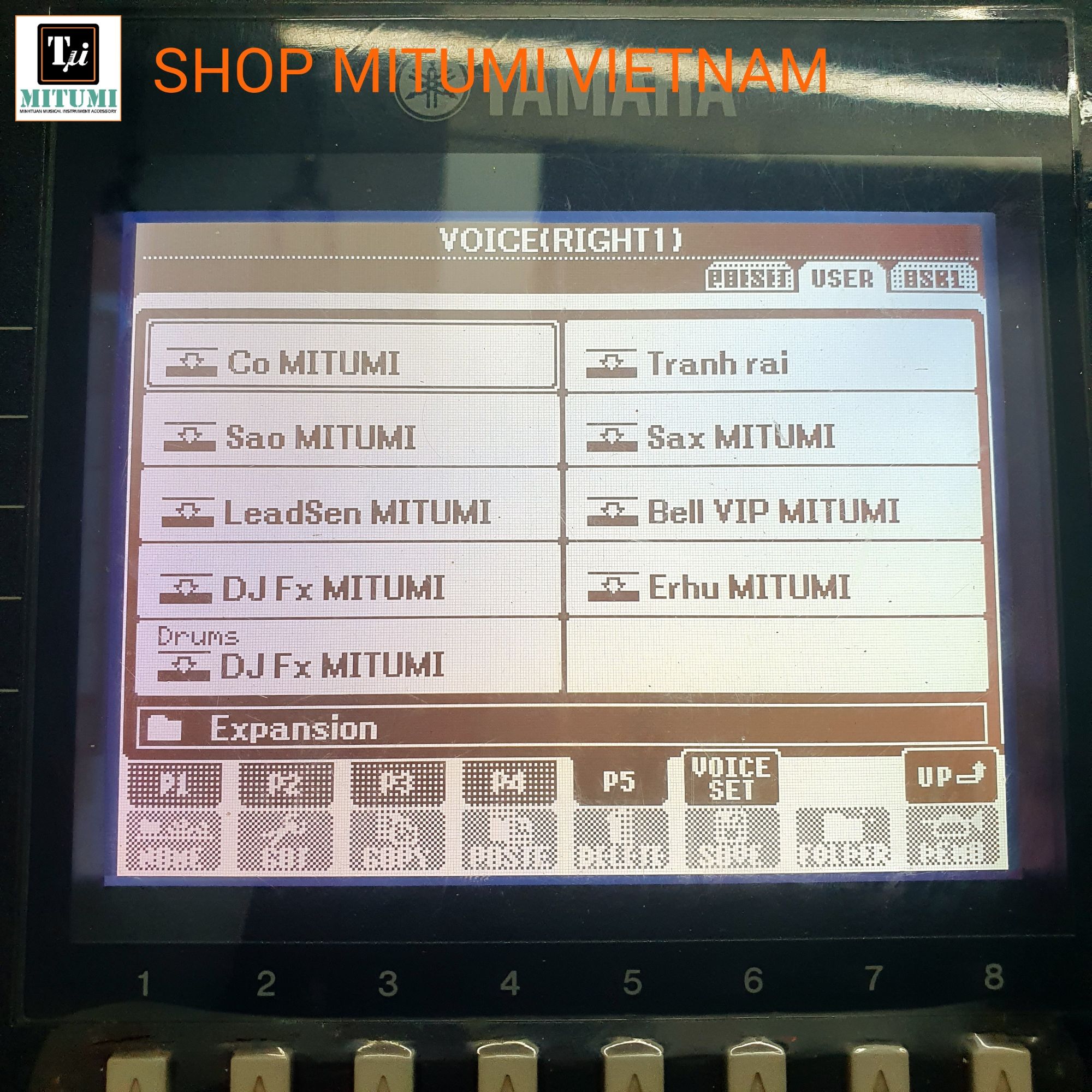 Dữ liệu Sampler cho đàn Ogran Yamaha Psr- A2000/S750/S950