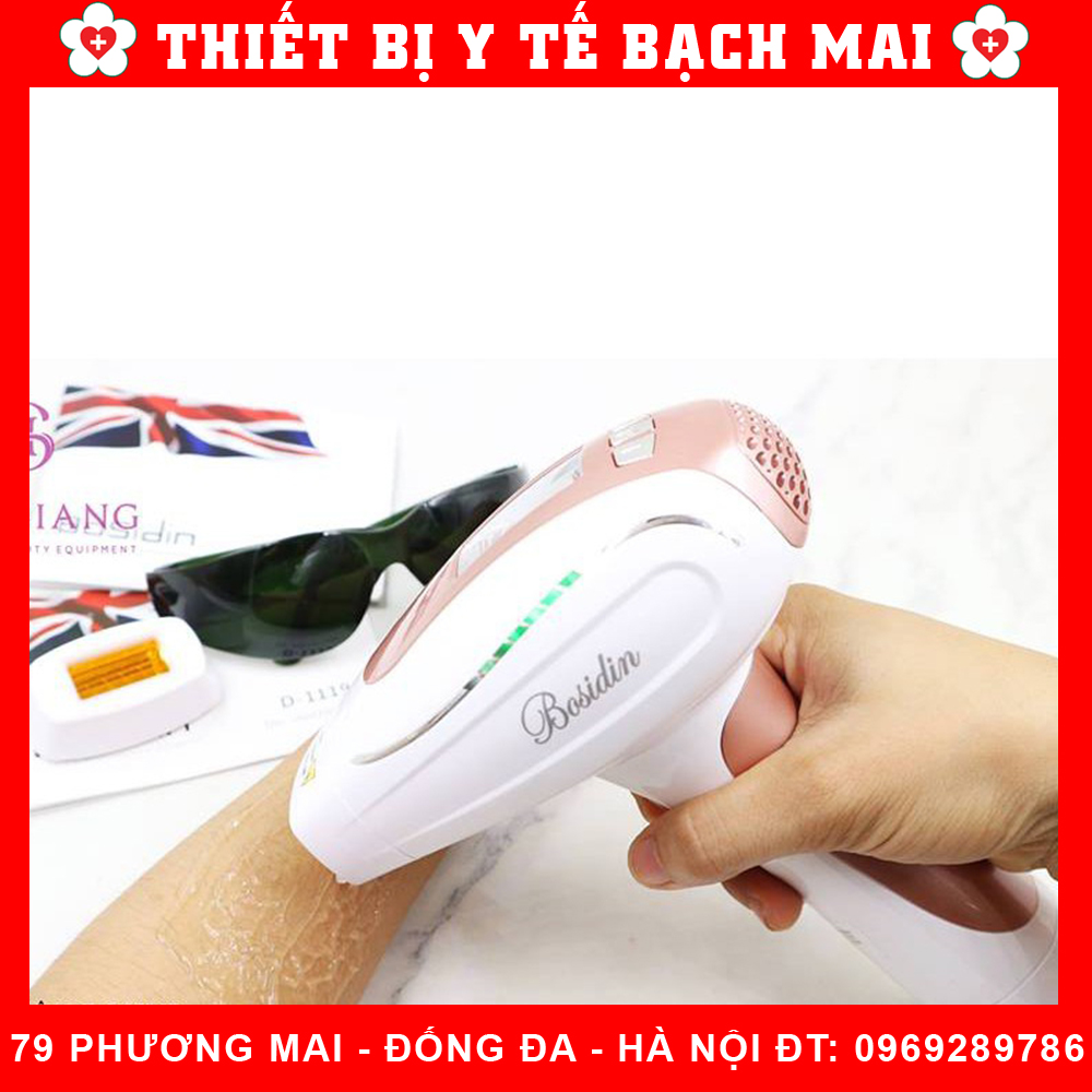 Máy Triệt Lông Bosidin D-1119 Anh Quốc [Có Đầu Triệt Lông + Đầu Trẻ Hóa Da]