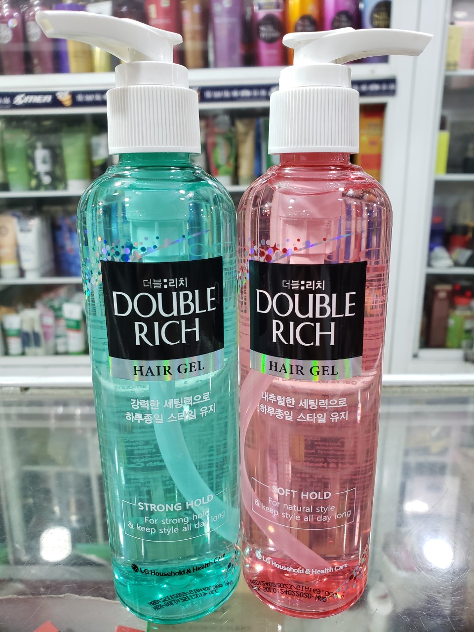 Gel giữ nếp dưỡng tóc Double Rich Soft Hold 250ml