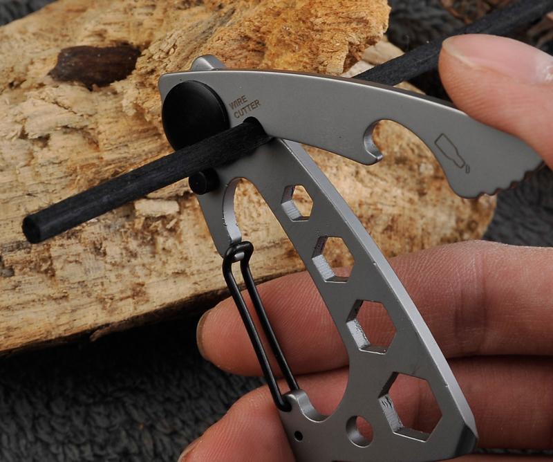 [ EDC 08 ] Móc khóa đa năng bằng thép không gỉ