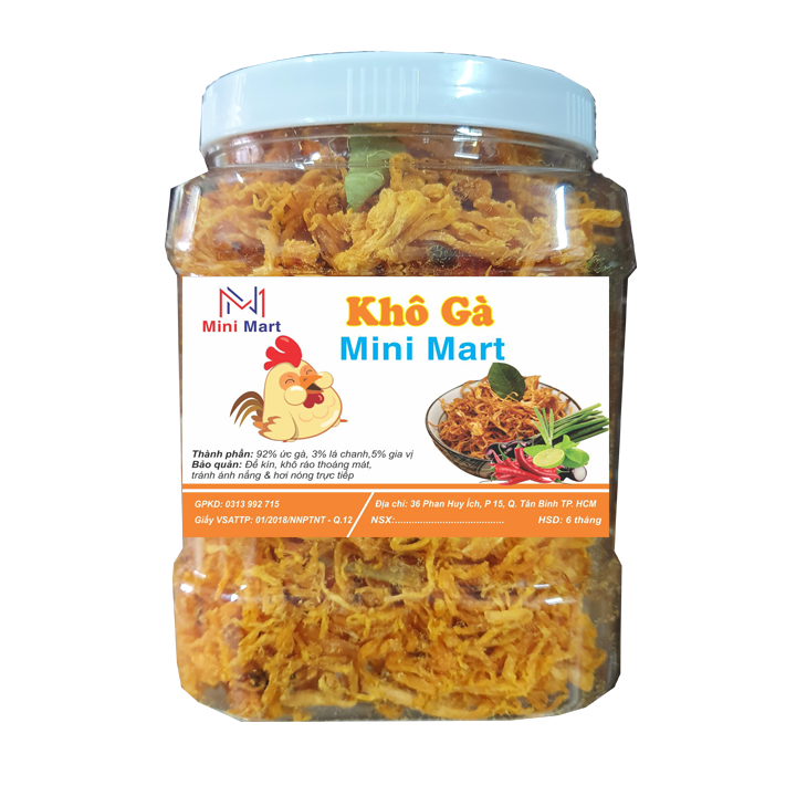200Gr Khô Gà Lá Chanh Xé Cay Ngon