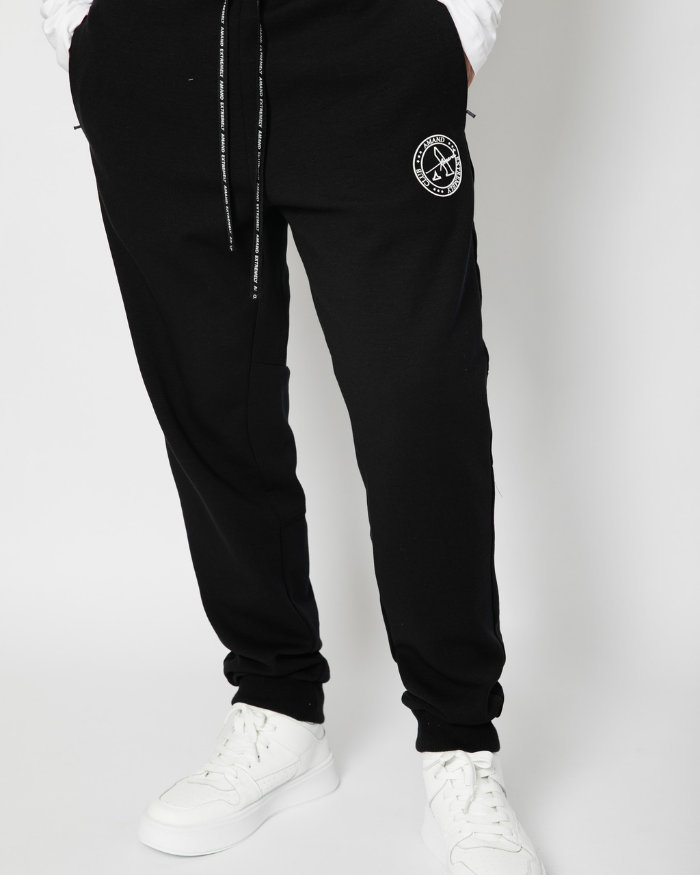 Quần Amand Signature Logo Jogger - Black/ grey