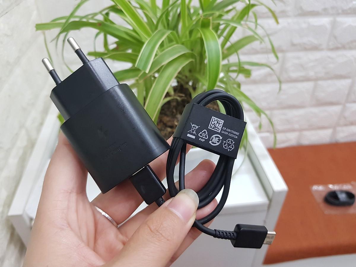 Bộ Sạc Nhanh Samsung A70/A80 25W - Cáp 2 đầu Type C