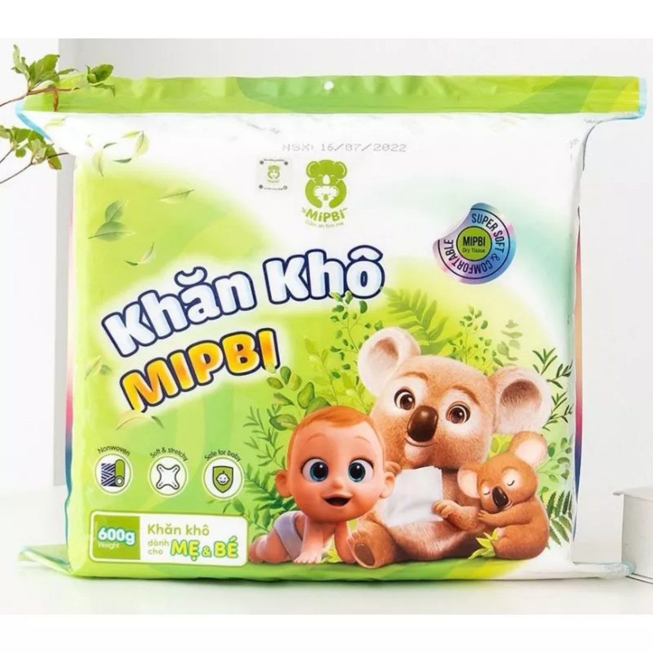 Combo 5 bịch khăn khô đa năng likado 300gr- mềm- mịn