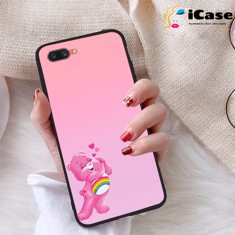 Ốp lưng Oppo A3S viền dẻo TPU BST Pinky