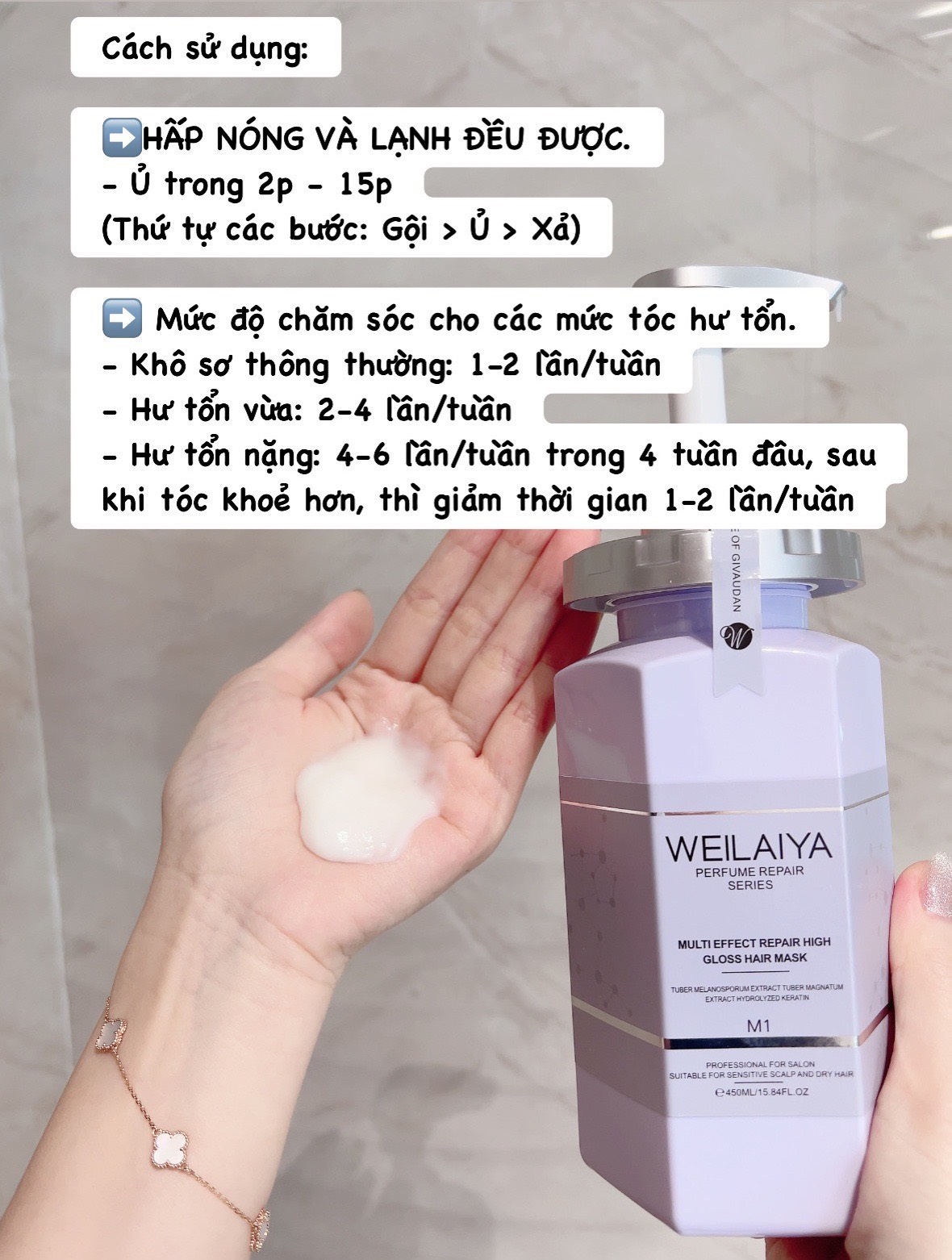 Mũ hấp tóc, ủ tóc  điện tại nhà Weilaiya