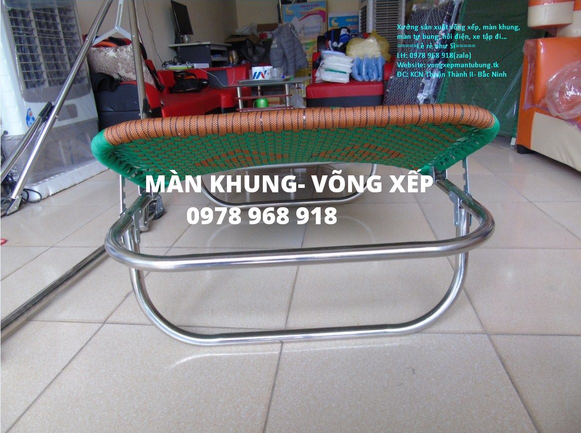 Giường Gấp Đep Khung Inox