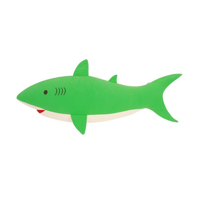 Gối ôm cá mập, gối ôm thú nhồi bông (70x20cm ) Hometex