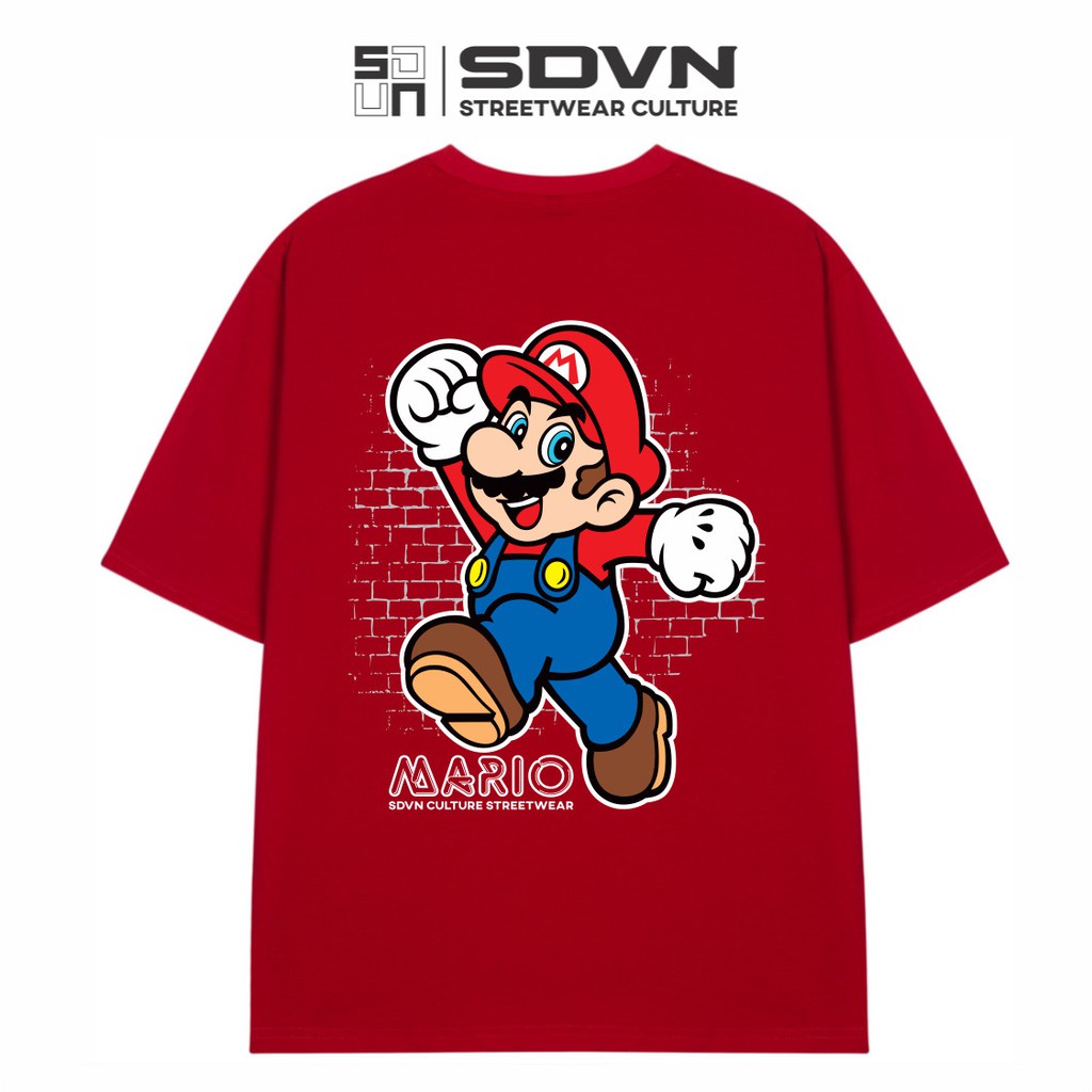 Áo Thun Cotton Unisex SDVN Mario
