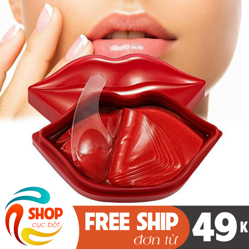(Hộp 20 miếng) Mặt nạ dưỡng môi Bioaqua collagen giảm thâm dưỡng ẩm căng mịn chống lão hóa DSMNM37 - Hộp mặt nạ dưỡng môi giảm thâm