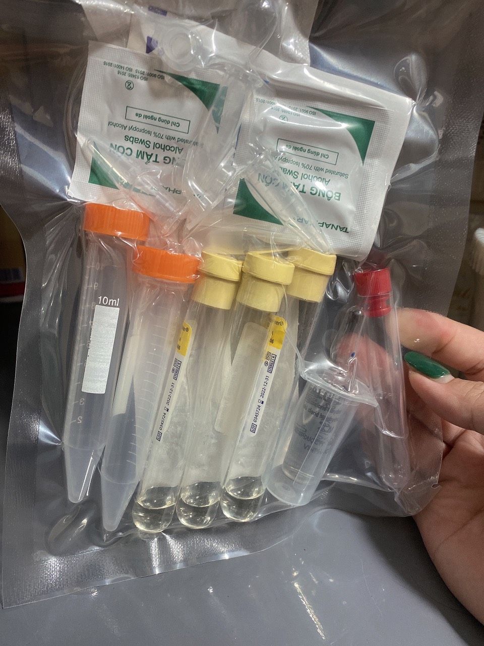Bộ kit PRP chứa hoạt hóa tiểu cầu hàng chuẩn Mỹ