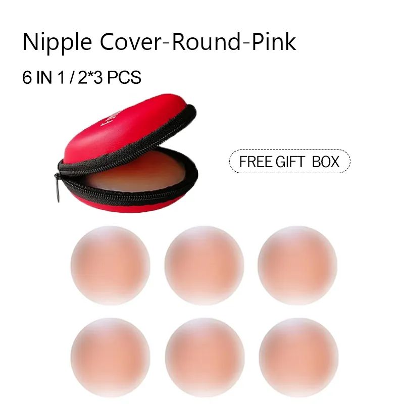 3/5Pairs Nipple Silicon Pad waterproof nipple tape washable bra pad adhesive silicone cup bra with case silicon nipple cover nipless tape bra tape bra for women washable breast bra adhensive invisiable nipple cover for swimming beach nipple cover bra