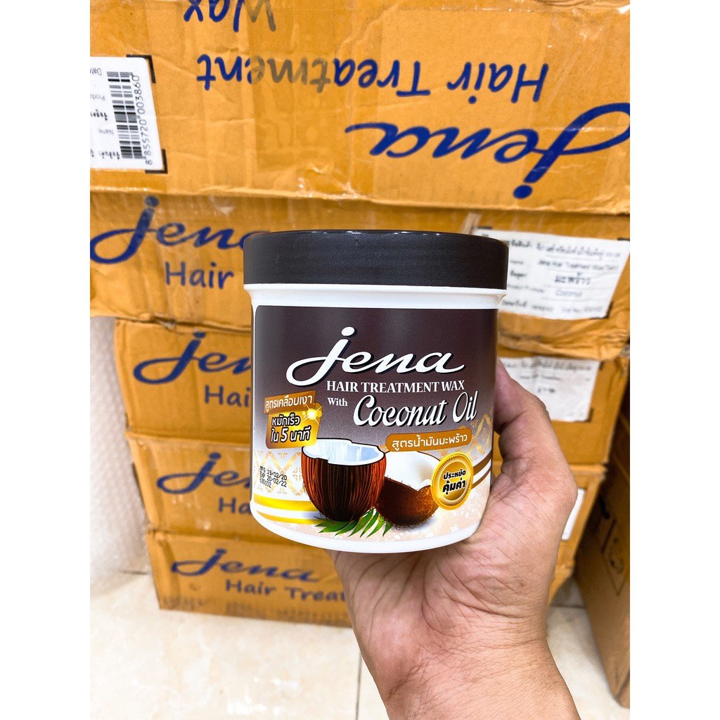 [HCM]Kem ủ tóc dầu dừa siêu mềm mượt JENA Thái Lan 500ml