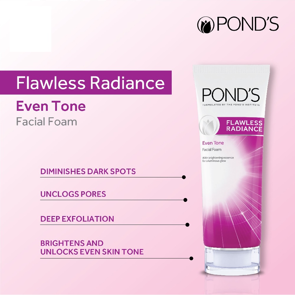 Sữa Rửa Mặt Sáng Da Pond Flawless White Even Tone 100g