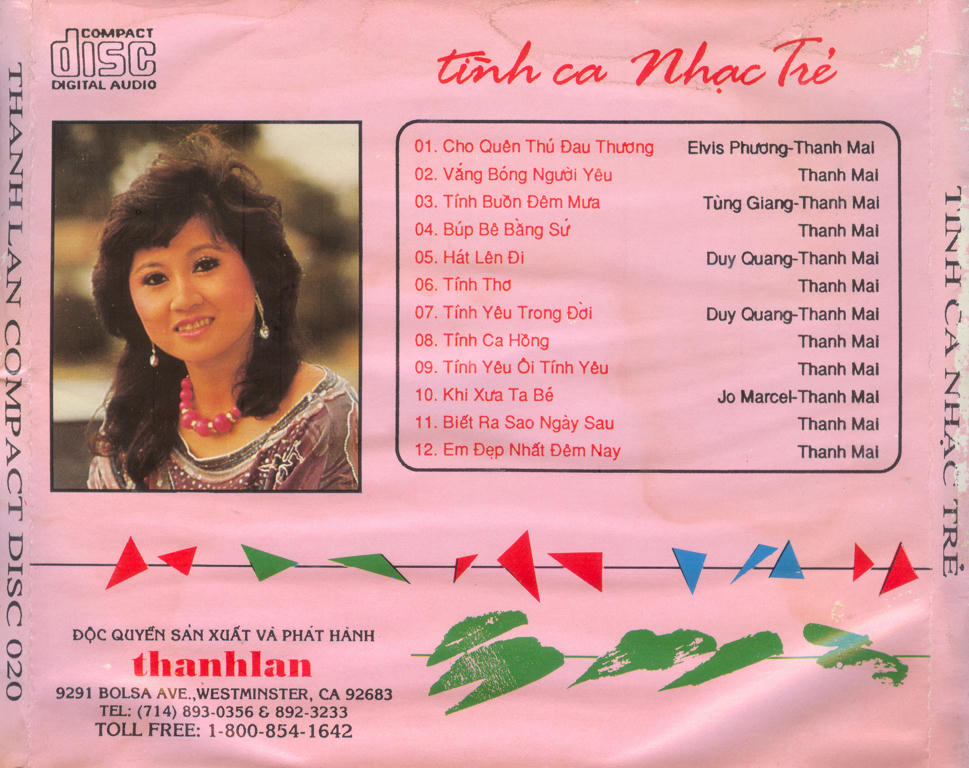 Tình Ca Nhạc Trẻ - Thanh Mai (Thanh Lan CD020)