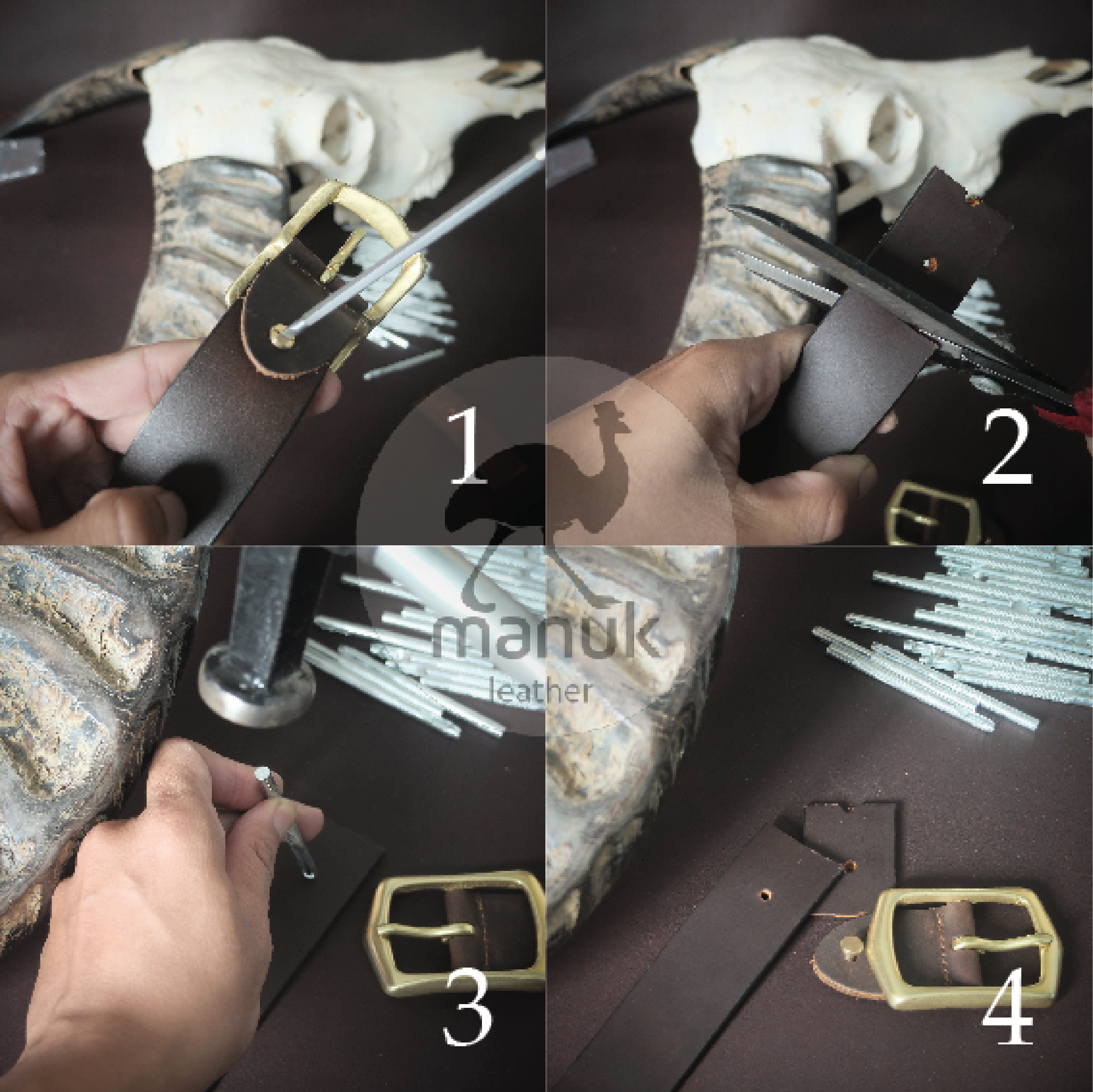 Đinh Đục Lỗ Thắt Lưng Thép không gỉ size 4.0mm