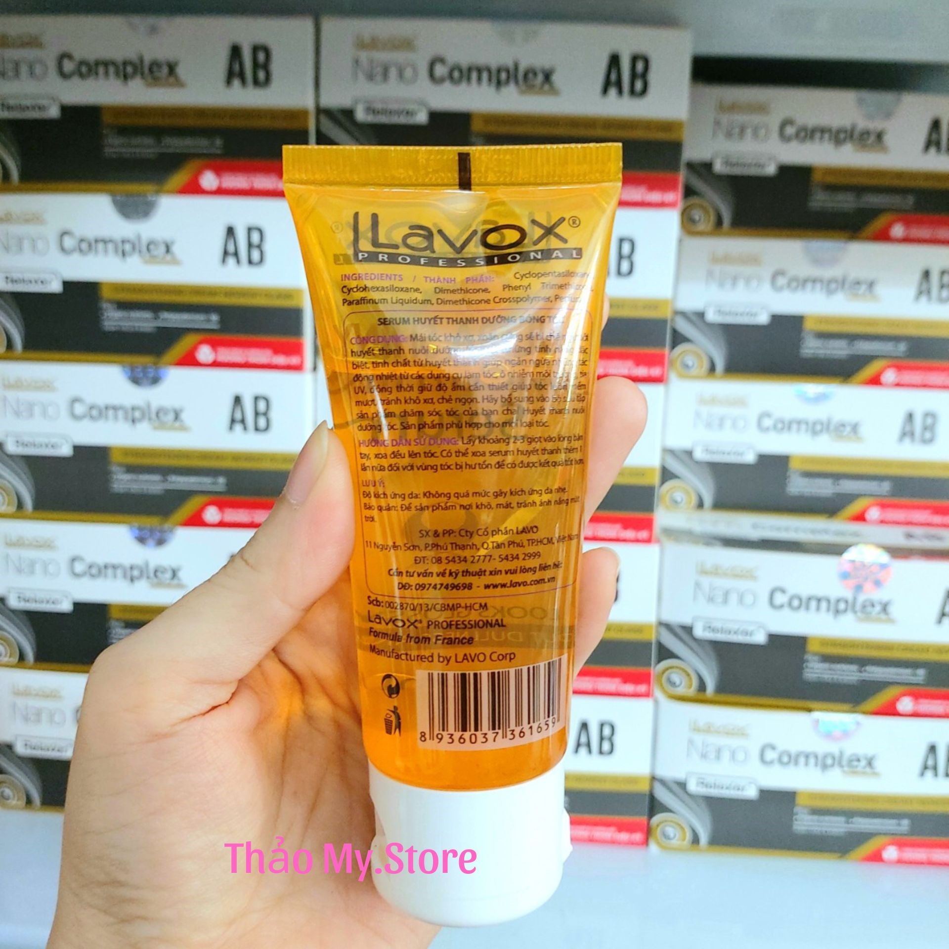 Tinh dầu bóng (serum dưỡng tóc) giữ nếp tóc siêu đàn hồi Lavox 75ml & 60ml