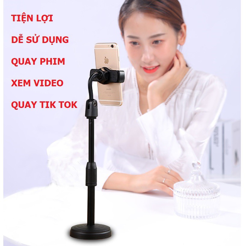 Giá Đỡ Điện Thoại Livestream Xem Video Xoay 360 Độ