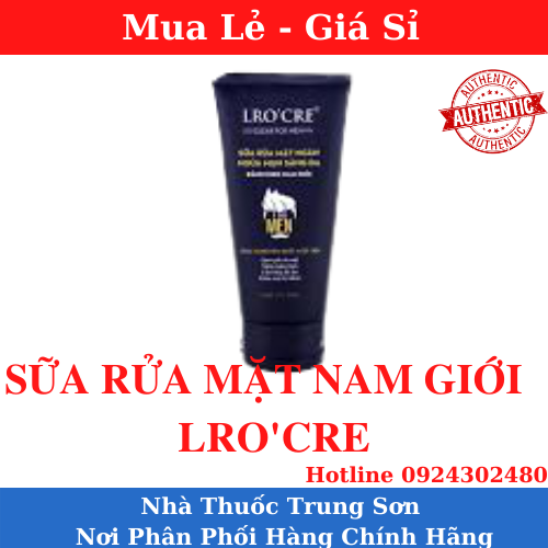 SỮA RỬA MẶT LROCRE DÀNH CHO NAM GIỚI (150ML)- TS02