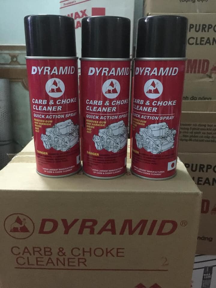 Xịt Chế Hòa Khí Dyramid Dung Dịch Tẩy Rửa Làm Sạch Xe