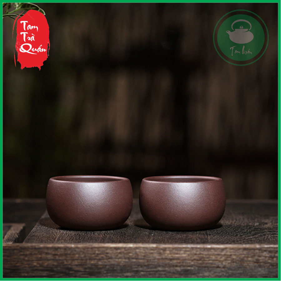 Chén trà tử sa Nghi Hưng 55ml ( nhiều màu )