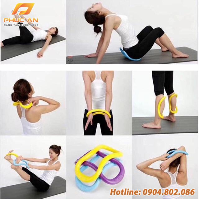 Vòng tập yoga myring có gai massage (giao màu ngẫu nhiên)