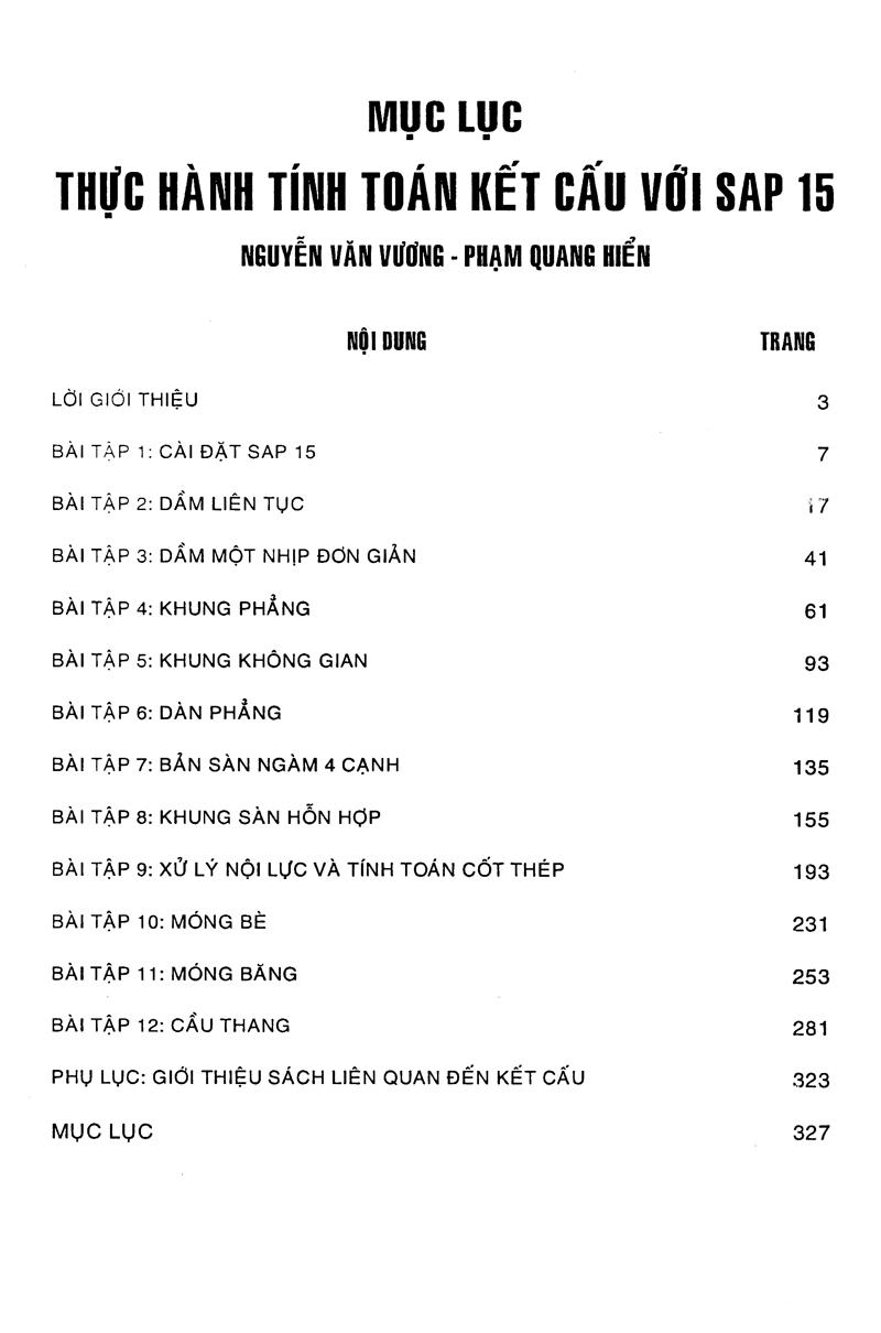 [HCM]Thực Hành Tính Toán Kết Cấu Với SAP 15